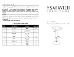 Preview for 1 page of Safavieh Furniture Rameka FOX7500 Manual