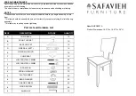 Safavieh Furniture Rick MCR6001A Manual предпросмотр