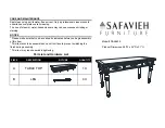 Safavieh Furniture Ronin DSK4600 Quick Start Manual предпросмотр