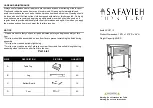 Preview for 1 page of Safavieh Furniture Ryder ACC5713 Quick Start Manual