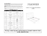 Preview for 5 page of Safavieh Furniture SAMUEL SFV6051A-K- 1/2 Quick Start Manual