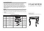 Safavieh Furniture SEA5002A Quick Start Manual preview