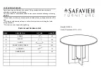 Предварительный просмотр 1 страницы Safavieh Furniture SFV2526A Quick Start Manual