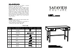 Safavieh Furniture SFV3594 Quick Start Manual предпросмотр