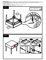 Предварительный просмотр 2 страницы Safavieh Furniture SFV7212A Quick Start Manual