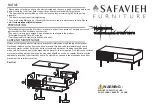 Safavieh Furniture Silvanna COF9601 Manual предпросмотр