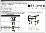 Safavieh Furniture Taft NST9012A Quick Start Manual предпросмотр