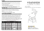 Safavieh Furniture Tally BST1401 Quick Start Manual preview