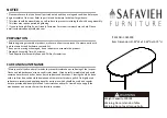 Safavieh Furniture Tayson COF9300 Quick Start Manual предпросмотр