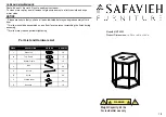 Предварительный просмотр 1 страницы Safavieh Furniture Teagan MMT6002 Assembly