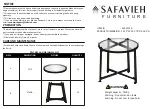 Safavieh Furniture Tengah ACC3213A Assembly Instructions предпросмотр