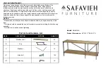 Safavieh Furniture Theodore AMH4124A Quick Start Manual preview