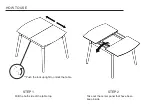 Предварительный просмотр 3 страницы Safavieh Furniture Varda DTB1402 Manual