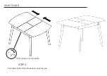 Предварительный просмотр 4 страницы Safavieh Furniture Varda DTB1402 Manual