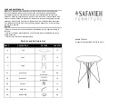 Safavieh Furniture Vida FOX4262 Assembly предпросмотр