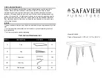 Preview for 1 page of Safavieh Furniture Wolcott FOX4205 Quick Start Manual