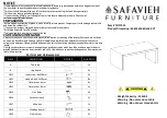 Safavieh Furniture Woodrow COF7013 Manual предпросмотр