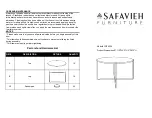 Предварительный просмотр 1 страницы Safavieh Furniture Wrena COF4209 Assembly