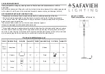 Safavieh Lighting ADDIE FLL4066A Manual preview