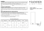 Safavieh Lighting ADEL TBL4504A-U Manual preview