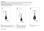 Предварительный просмотр 2 страницы Safavieh Lighting Briar TBL4120 Quick Start Manual