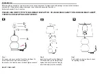 Preview for 2 page of Safavieh Lighting EVERLEE TBL4286A Manual