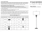 Safavieh Lighting FLL4040A Quick Start Manual preview