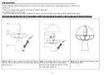 Предварительный просмотр 2 страницы Safavieh Lighting FRASER TBL4525 Manual