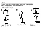 Предварительный просмотр 2 страницы Safavieh Lighting HENSLEY TBL4002A Manual