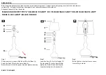 Preview for 2 page of Safavieh Lighting KELLEN TBL4211A Manual