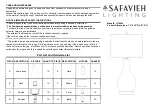 Safavieh Lighting LIT4024 Manual preview