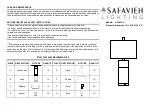 Предварительный просмотр 1 страницы Safavieh Lighting LIT4452-U Quick Start Manual