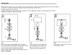 Предварительный просмотр 2 страницы Safavieh Lighting MYLES TBL4195 Manual