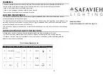 Safavieh Lighting NIOBE FLL7004A Quick Start Manual preview