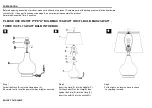 Предварительный просмотр 2 страницы Safavieh Lighting NOVA LIT4509A Manual