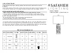 Предварительный просмотр 1 страницы Safavieh Lighting PEHONIX TBL4249A Manual