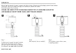 Preview for 2 page of Safavieh Lighting PELI GLASS TBL4293 Manual