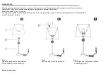 Предварительный просмотр 2 страницы Safavieh Lighting PROCTON TBL4096A Manual