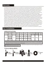 Предварительный просмотр 3 страницы Safavieh Lighting RALLEN CLF1012A Use And Care Manual