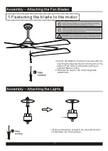 Предварительный просмотр 7 страницы Safavieh Lighting RALLEN CLF1012A Use And Care Manual