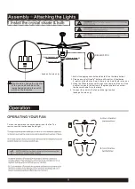 Предварительный просмотр 9 страницы Safavieh Lighting RALLEN CLF1012A Use And Care Manual