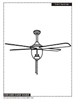 Предварительный просмотр 12 страницы Safavieh Lighting RALLEN CLF1012A Use And Care Manual