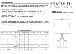 Safavieh Lighting SHILOH TBL4173A Manual preview