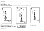 Preview for 2 page of Safavieh Lighting TANNER TBL4196 Manual