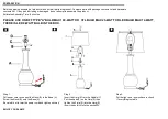 Предварительный просмотр 2 страницы Safavieh Lighting TBL4114A Quick Start Manual