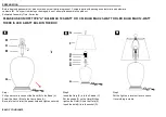 Предварительный просмотр 2 страницы Safavieh Lighting TBL4146A Quick Start Manual