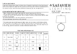 Safavieh Lighting TBL4424A Assembly preview