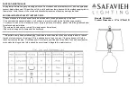 Safavieh Lighting TBL4432A Assembly Instructions preview