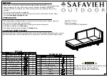 Preview for 8 page of Safavieh Outdoor Allison PAT7733-1/3 Manual