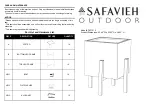 Safavieh Outdoor Anston PAT1513 Quick Start Manual preview